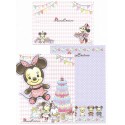 Conjunto de Papel de Carta Disney Minnie Couture Happy Birthday II