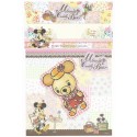 Conjunto de Papel de Carta Antigo Vintage Disney Minnie & Cuddly Bear