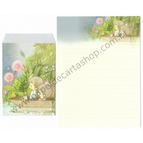 Conjunto de Papel de Carta Importado AMY & TIM 04