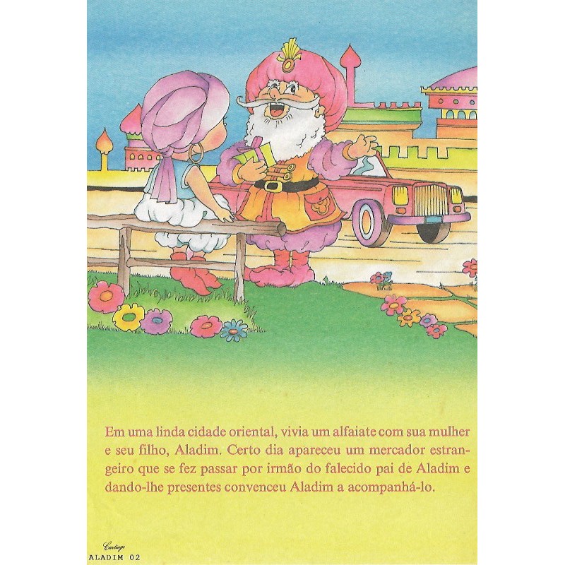 Papel de Carta CARTIUGE Personagens Aladim 02