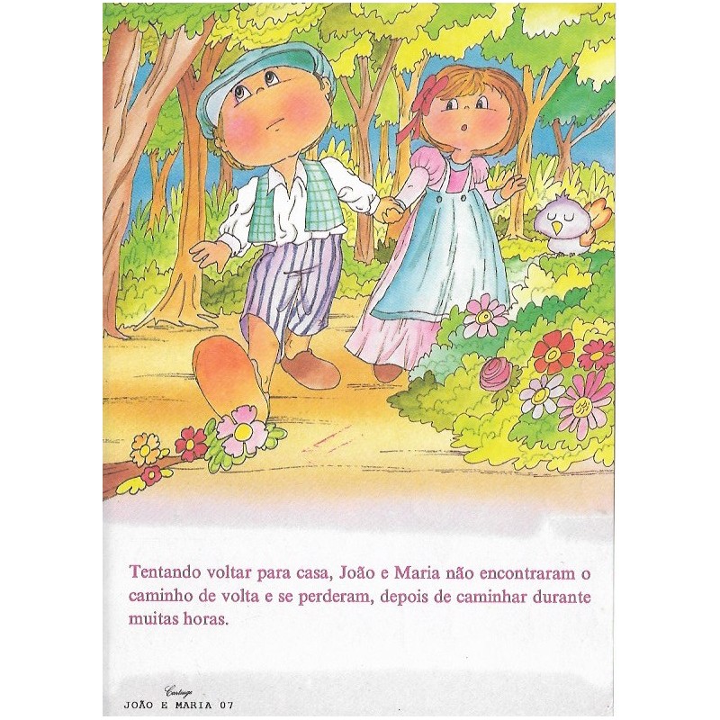 Papel de Carta CARTIUGE Personagens João e Maria 07