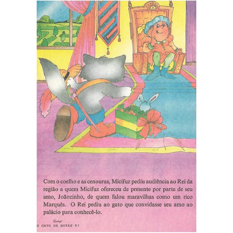 Papel de Carta CARTIUGE Personagens O Gato de Botas 07