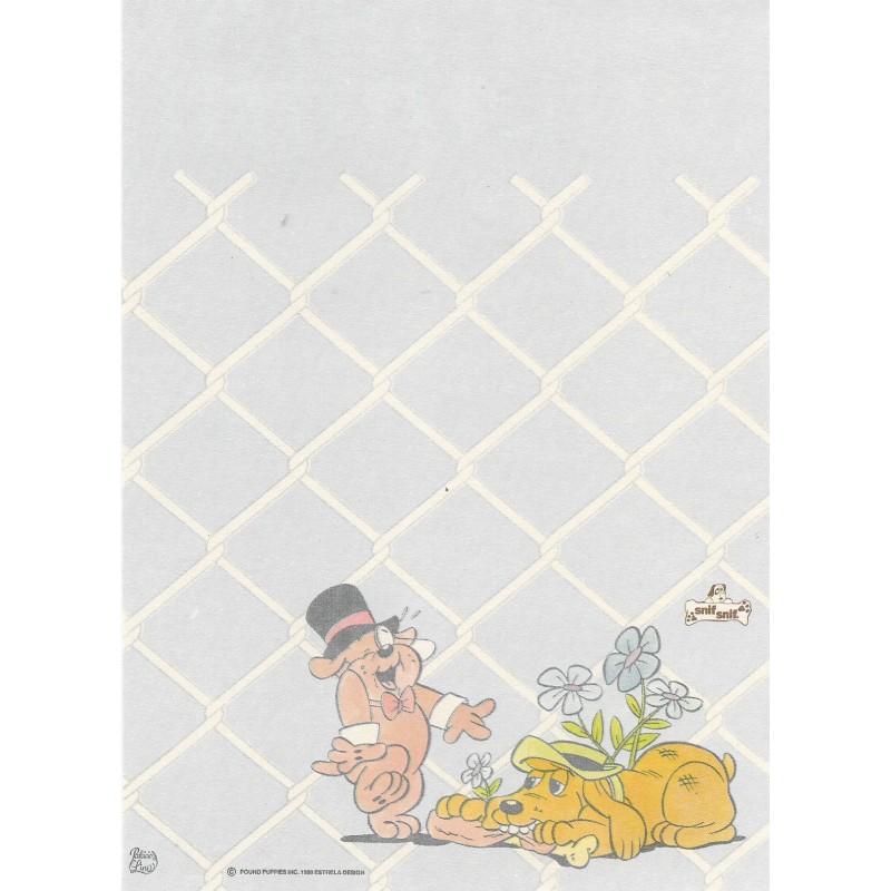 Papel de Carta Coleção Palacio's Line SNIF-SNIF A