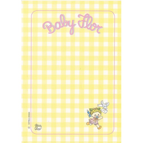Papel de Carta Coleção Palacio's Line Baby Flor B