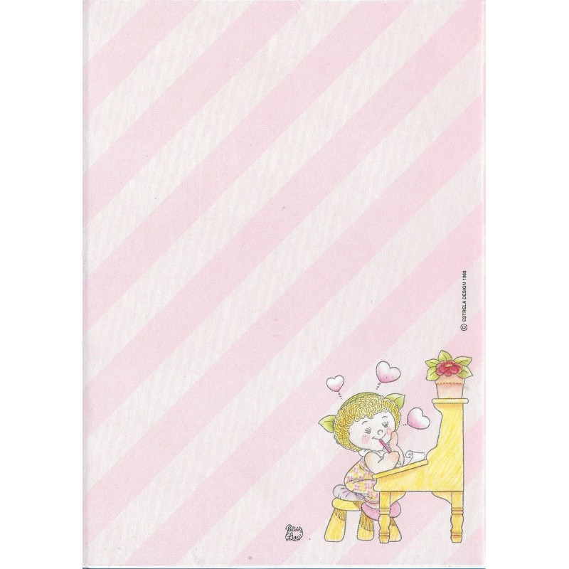 Papel de Carta Coleção Palacio's Line Menina Flor (CRS1)