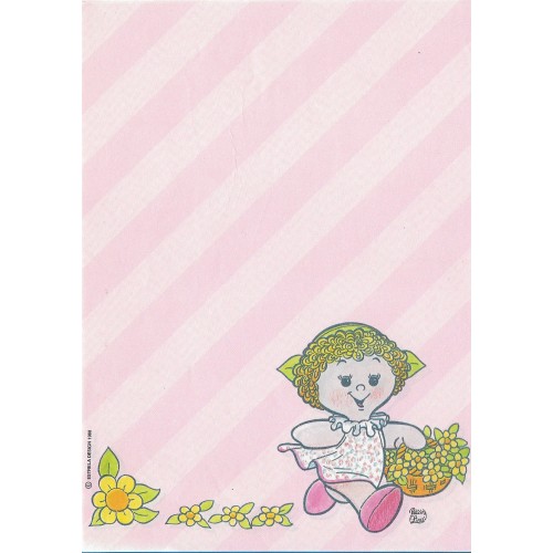 Papel de Carta Coleção Palacio's Line Menina Flor A