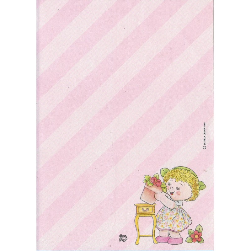 Papel de Carta Coleção Palacio's Line Menina Flor (CRS3)