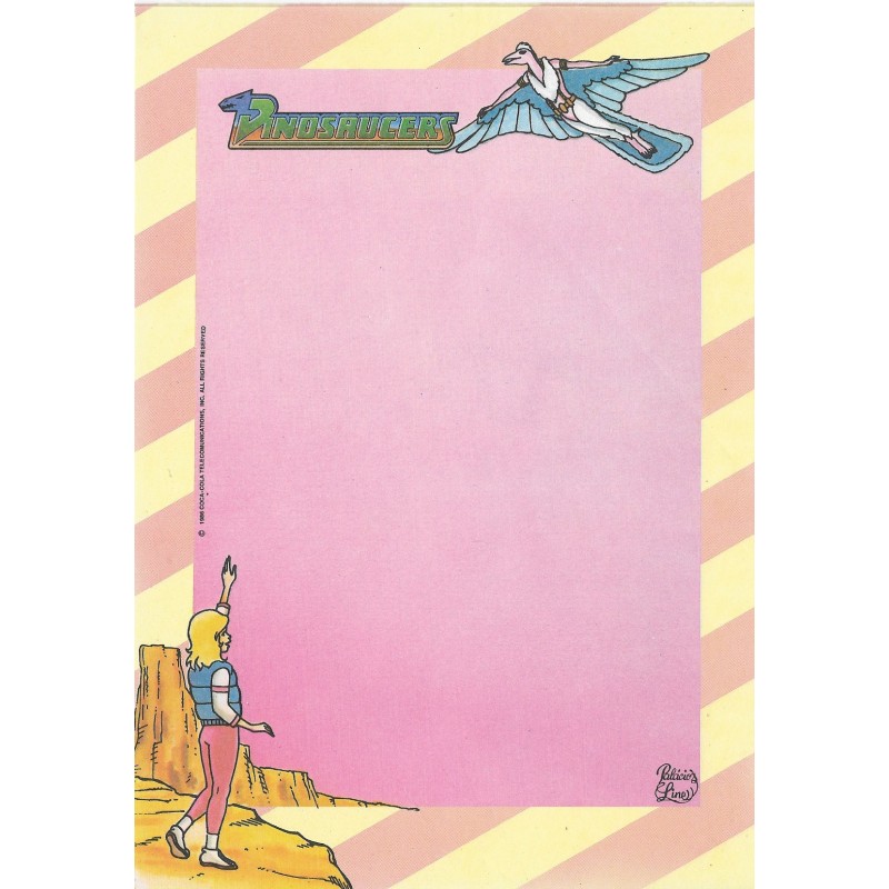 Papel de Carta Coleção Palacio's Line Dinosaucers (CRS)