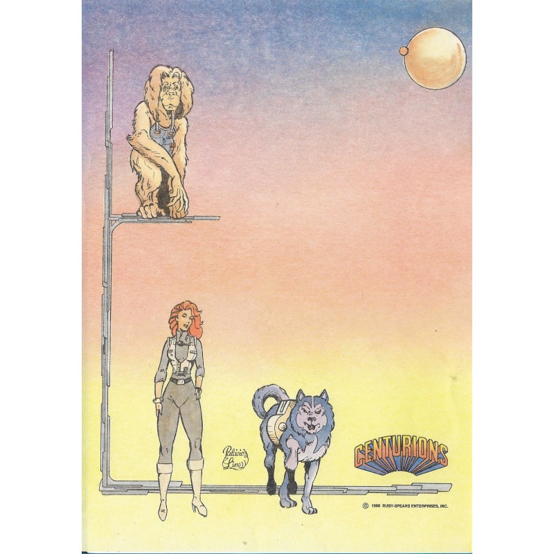 Papel de Carta Coleção Palacio's Line Centurions I