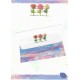 Conjunto de Papel de Carta Antigo Importado Shinn Jee P180144-8