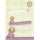 Conjunto de Papel de Carta Antigo Importado Shinn Jee P180158-4