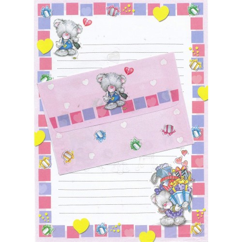 Conjunto de Papel de Carta Antigo Importado Shinn Jee P180150-3