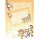 Conjunto de Papel de Carta Antigo Importado Shinn Jee Wild Animal P180164-7