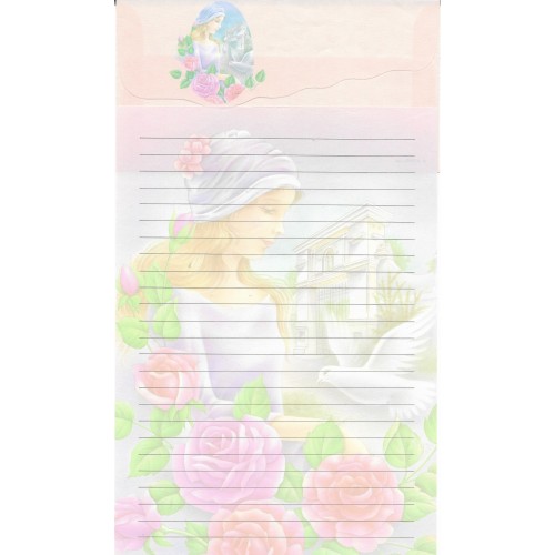 Conjunto de Papel de Carta Antigo Importado LP18011 A YANG