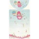 Conjunto de Papel de Carta Antigo Little Twin Stars 80