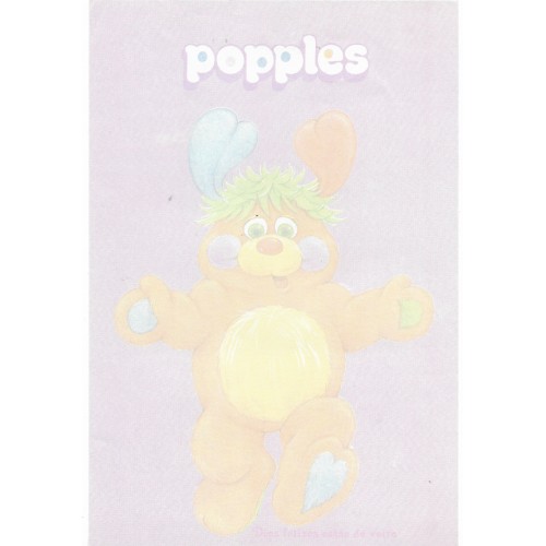 Papel de Carta Antigo G Popples CLL