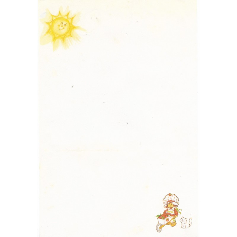 Papel de Carta Antigo G Moranguinho CBR