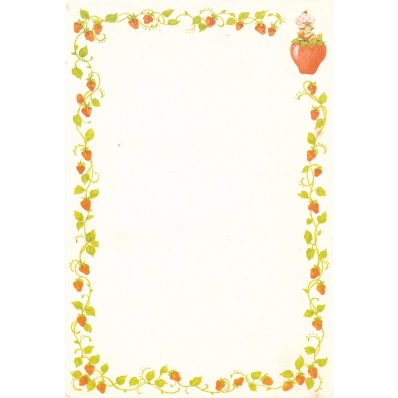 Papel de Carta Antigo G Moranguinho CVM