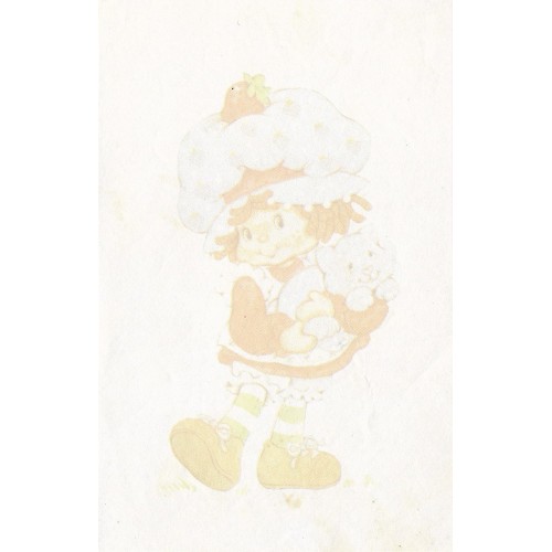 Mini Papel de Carta Antigo Moranguinho 2