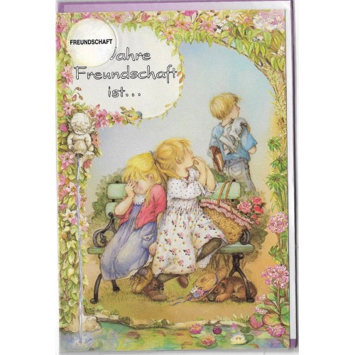 Notecard com Envelope Importado Lisi Martin - Freundschaft 10