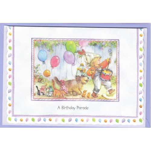 Notecard com Envelope Importado Lisi Martin - Happy Birthday 03