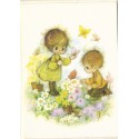 Notecard Antigo Importado Mary Hamilton 05 Garden - Hallmark