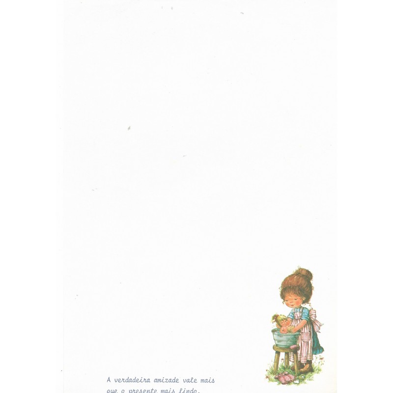 Papel de Carta Antigo Cromocart Mary May 6 COM FRASE