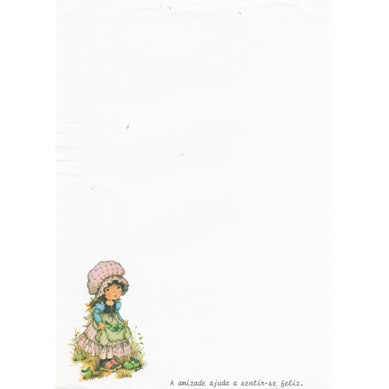 Papel de Carta Antigo Cromocart Mary May 7 COM FRASE