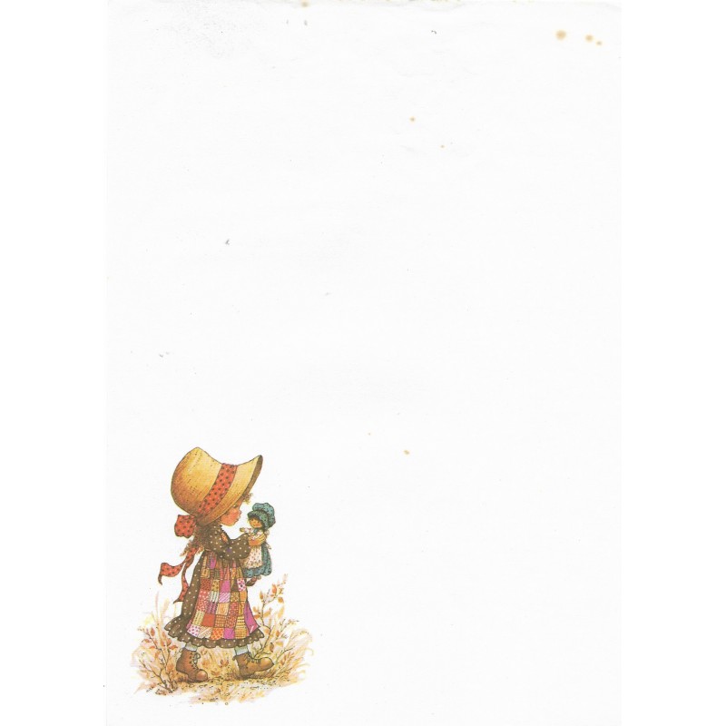 Papel de Carta Antigo Cromocart Mary May 10 Sem Frase