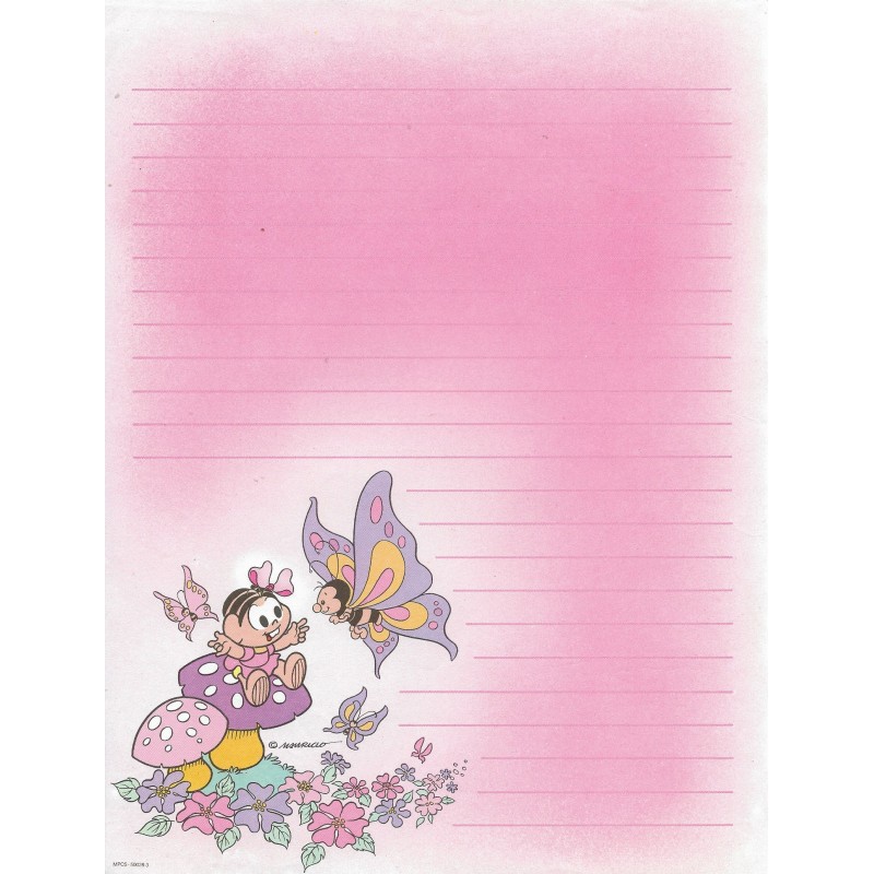 Papel de Carta Mônica (CPI) A4