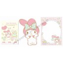 Ano 2016. Conjunto de Mini Papel de Carta My Melody Sanrio