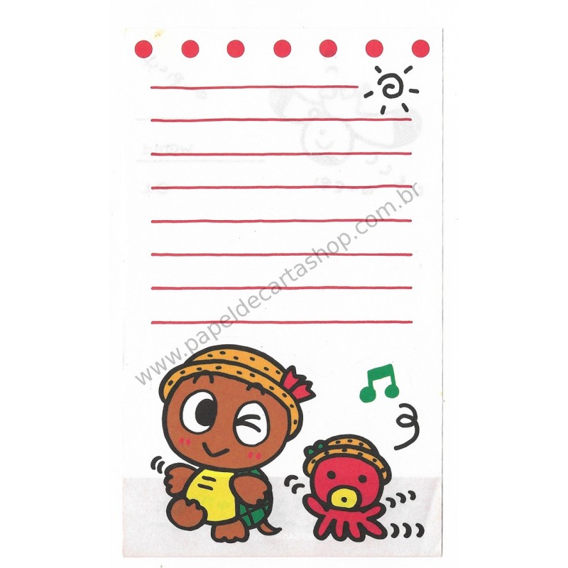 Ano 1990. Notinha MEMO Coconut - Sanrio