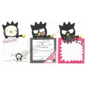 Ano 1995. Conjunto de Notinhas MEMOS Bad BADTZ-MARU - Sanrio