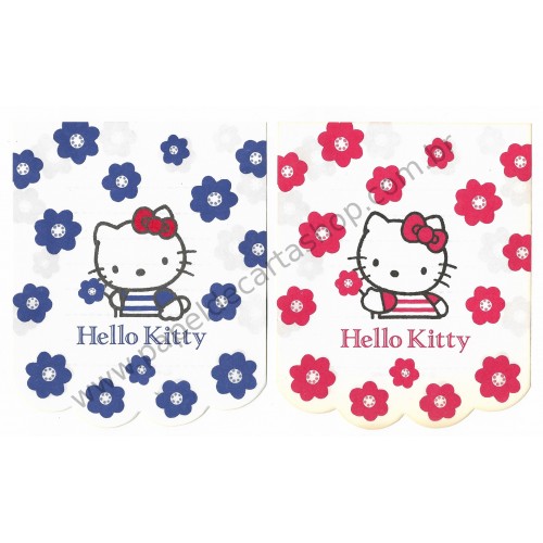 Ano 1992. Conjunto de Notinhas MEMOS Hello Kitty - Sanrio
