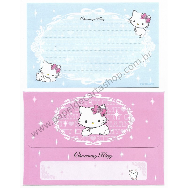 Ano 2006. Conjunto de Papel de Carta P Charmmy Kitty CAZ Sanrio