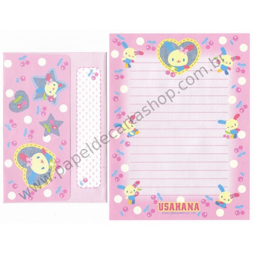 Ano 2003. Conjunto de Papel de Carta U*sa*ha*na 87J - Sanrio