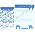 Ano 2012. Conjunto de Papel de Carta Tuxedosam Roly-Poly Penguin Sanrio