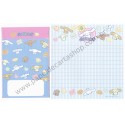 Ano 2010. Conjunto de Papel de Carta Cinnamoroll Shopping Sanrio