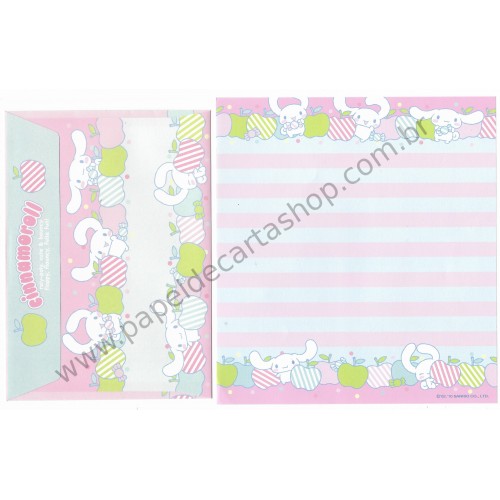 Ano 2010. Conjunto de Papel de Carta Cinnamoroll Floppy CRS Sanrio