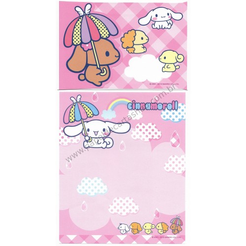 Ano 2013. Kit 2 Conjuntos de Papel de Carta Cinnamoroll CND Sanrio