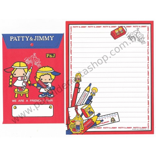 Ano 2012. Conjunto de Papel de Carta Patty & Jimmy Sanrio