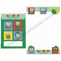 Ano 2011. Conjunto de Papel de Carta Keroppi Friendship3 Sanrio