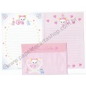 Ano 1999. Conjunto de Papel de Carta Pink no Corisu Antigo (Vintage) Sanrio