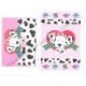 Ano 1991. Conjunto de Papel de Carta Spottie Dottie Sanrio