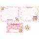 Ano 2001. Conjunto de Papel de Carta Antigo (Vintage) Magical Purin DUPLA Sanrio