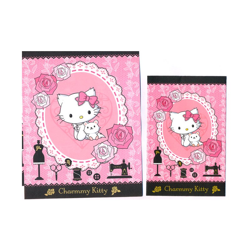 Ano 2008. Conjunto de Papel de Carta Charmmy Kitty WDB Sanrio