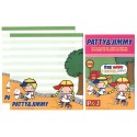 Ano 2012. Kit 4 Conjuntos de Papel de Carta Patty & Jimmy P&J 4RS Sanrio