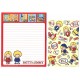 Ano 2012. Kit 4 Conjuntos de Papel de Carta Patty & Jimmy P&J 4RS Sanrio