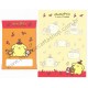 Ano 2011. Conjunto de Papel de Carta Pompompurin Friendship1 Sanrio