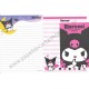 Ano 2011. Conjunto de Papel de Carta Kuromi Halloween PNK Sanrio